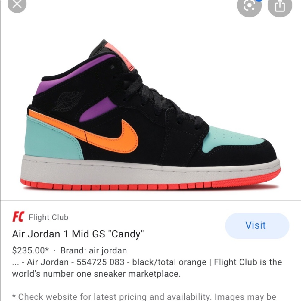 Air Jordan 1 Mid GS “Candy”